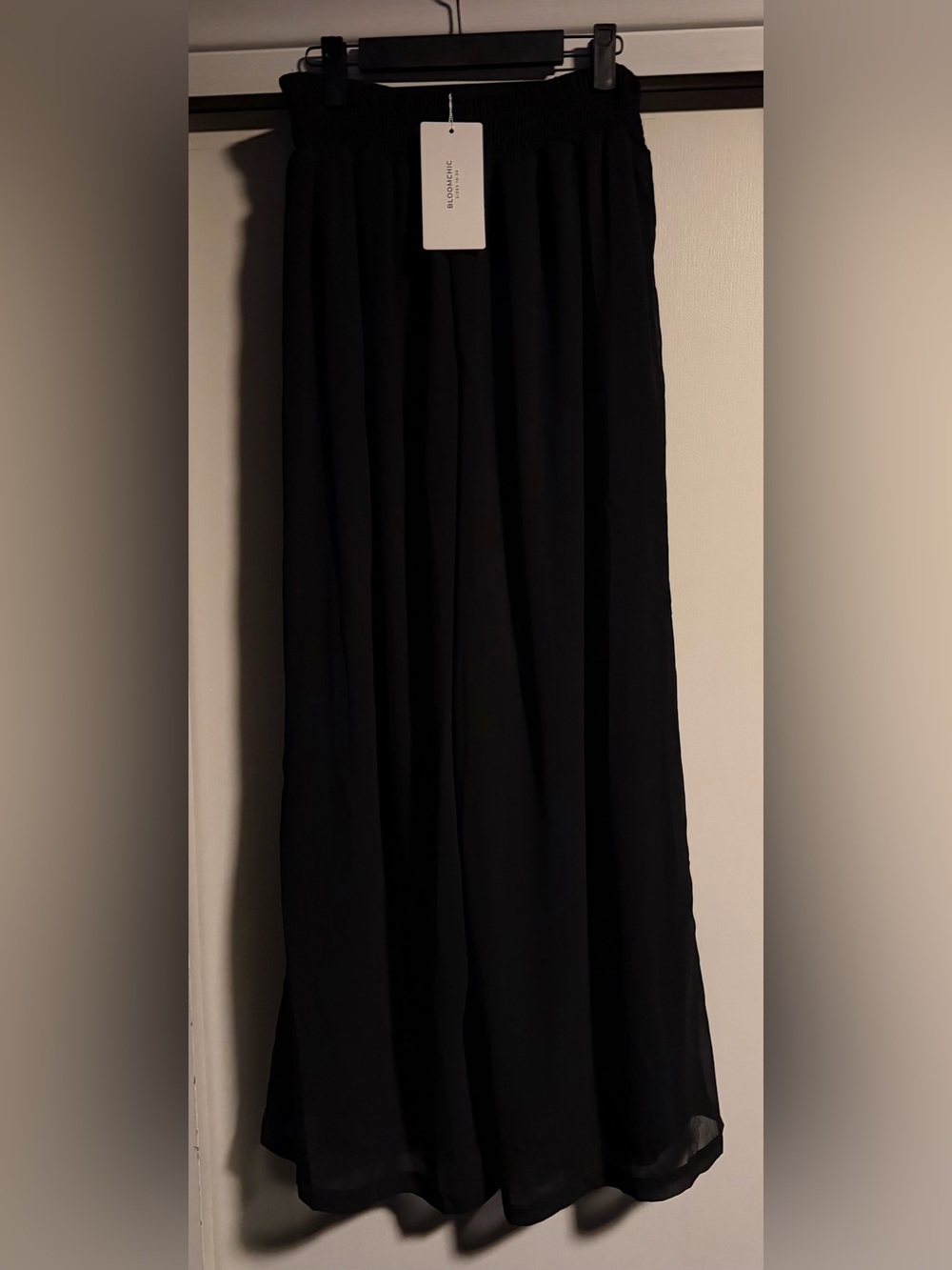 +NEW+ Sheer Chiffon Wide Leg Pants